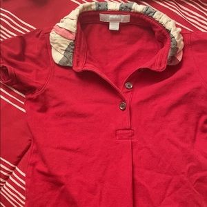 Children’s Burberry polo shirt